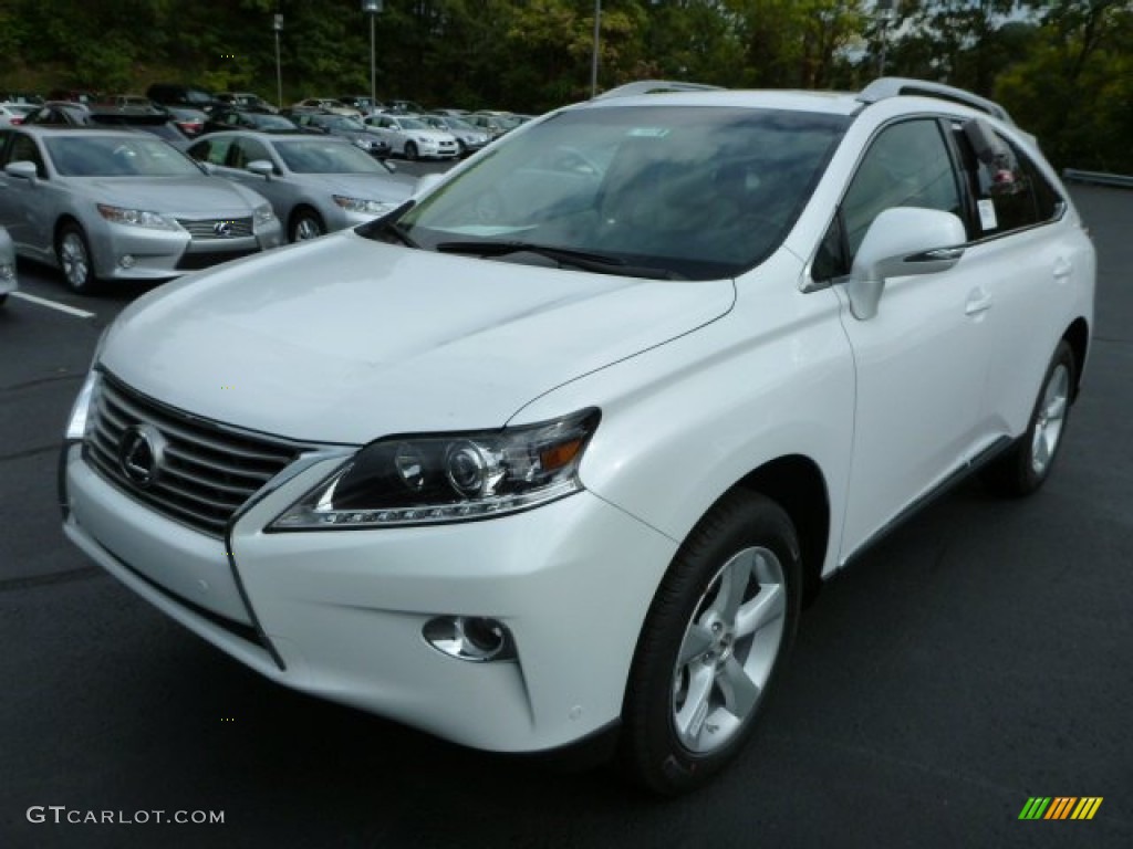 2014 RX 350 AWD - Starfire Pearl / Parchment photo #8