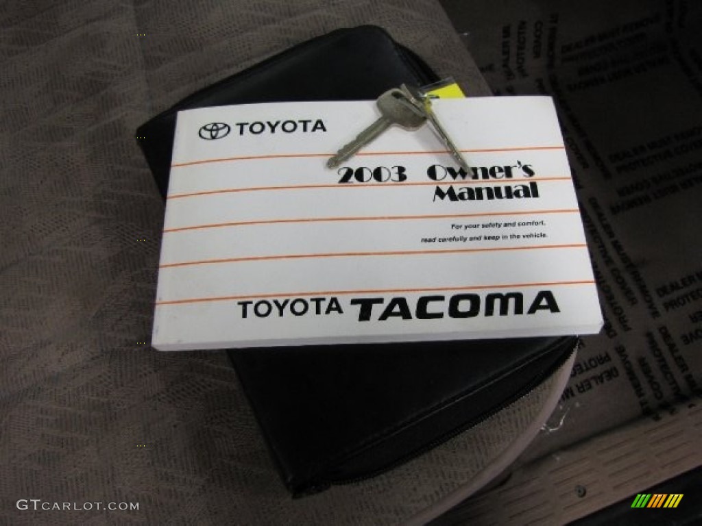 2003 Toyota Tacoma Regular Cab 4x4 Books/Manuals Photo #86480832