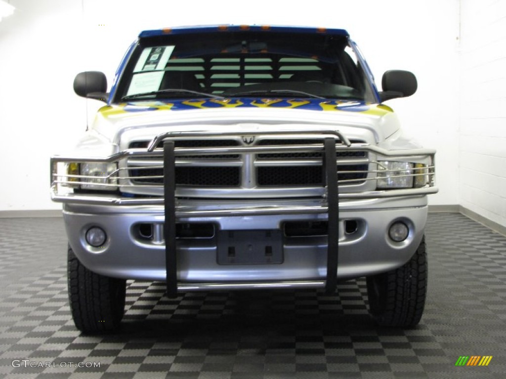 2001 Ram 1500 SLT Club Cab 4x4 - Intense Blue Pearl / Agate photo #2