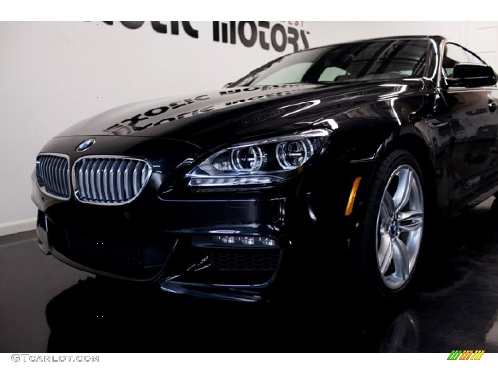 2013 6 Series 650i xDrive Gran Coupe - Black Sapphire Metallic / Black photo #21