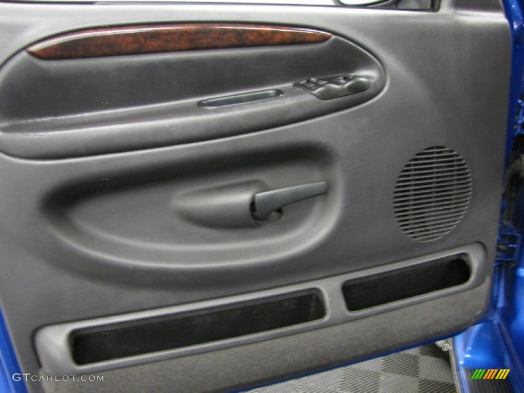 2001 Ram 1500 SLT Club Cab 4x4 - Intense Blue Pearl / Agate photo #11
