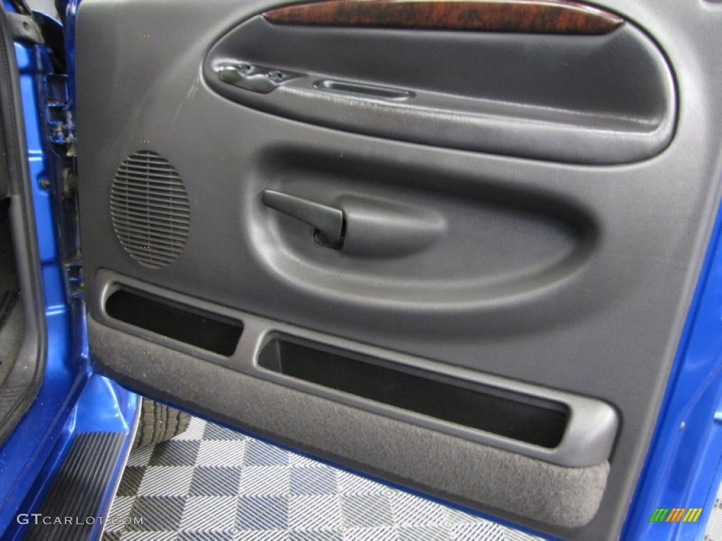 2001 Ram 1500 SLT Club Cab 4x4 - Intense Blue Pearl / Agate photo #15