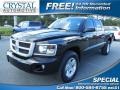 2010 Brilliant Black Crystal Pearl Dodge Dakota Big Horn Crew Cab  photo #1