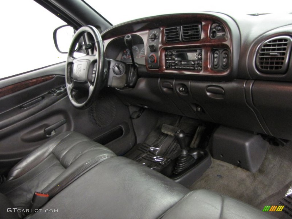 2001 Ram 1500 SLT Club Cab 4x4 - Intense Blue Pearl / Agate photo #21