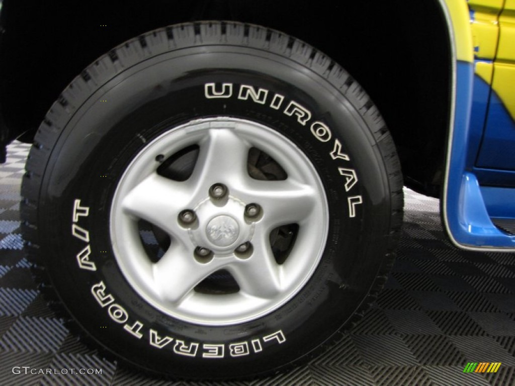 2001 Ram 1500 SLT Club Cab 4x4 - Intense Blue Pearl / Agate photo #24