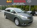 2014 Cypress Green Pearl Toyota Sienna XLE  photo #1