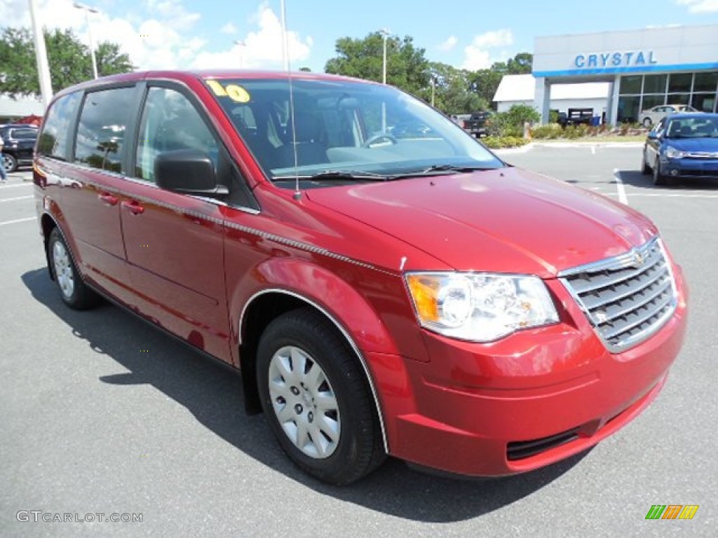 2010 Town & Country LX - Inferno Red Crystal Pearl / Medium Slate Gray/Light Shale photo #12
