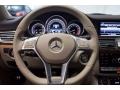 2013 Mercedes-Benz CLS Almond/Mocha Interior Steering Wheel Photo