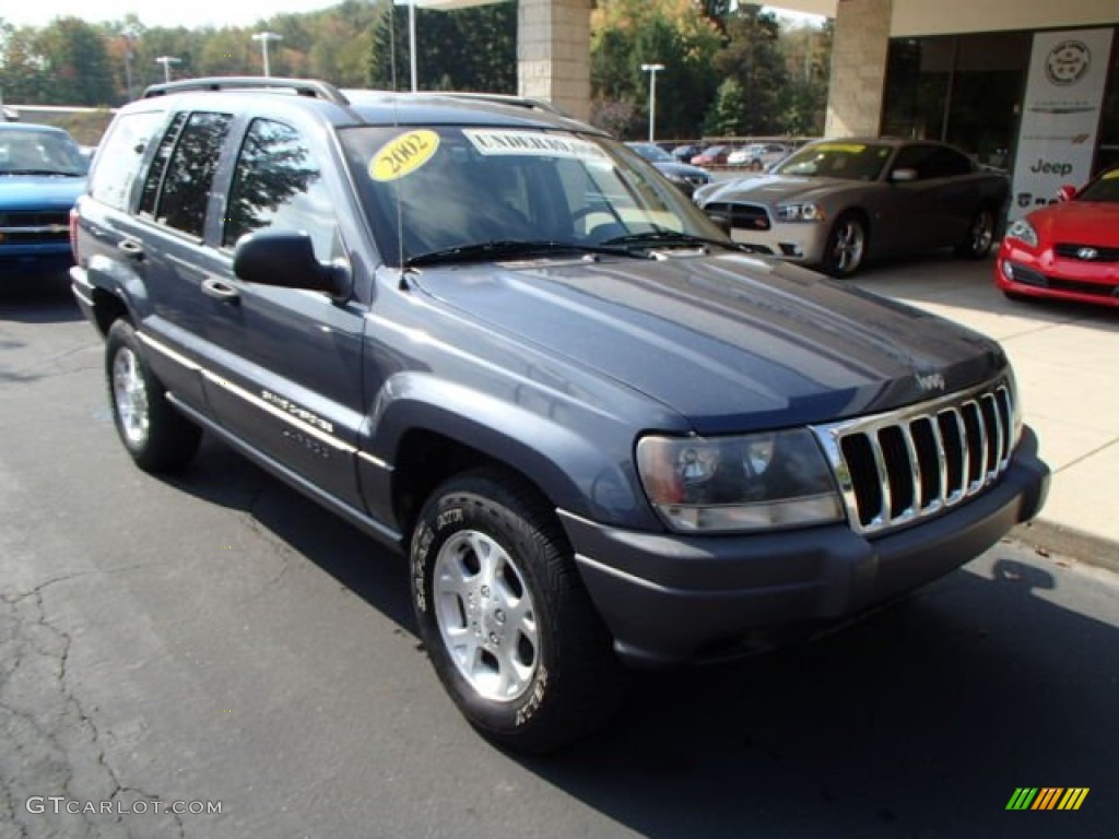 2002 Grand Cherokee Laredo 4x4 - Steel Blue Pearlcoat / Dark Slate Gray photo #2