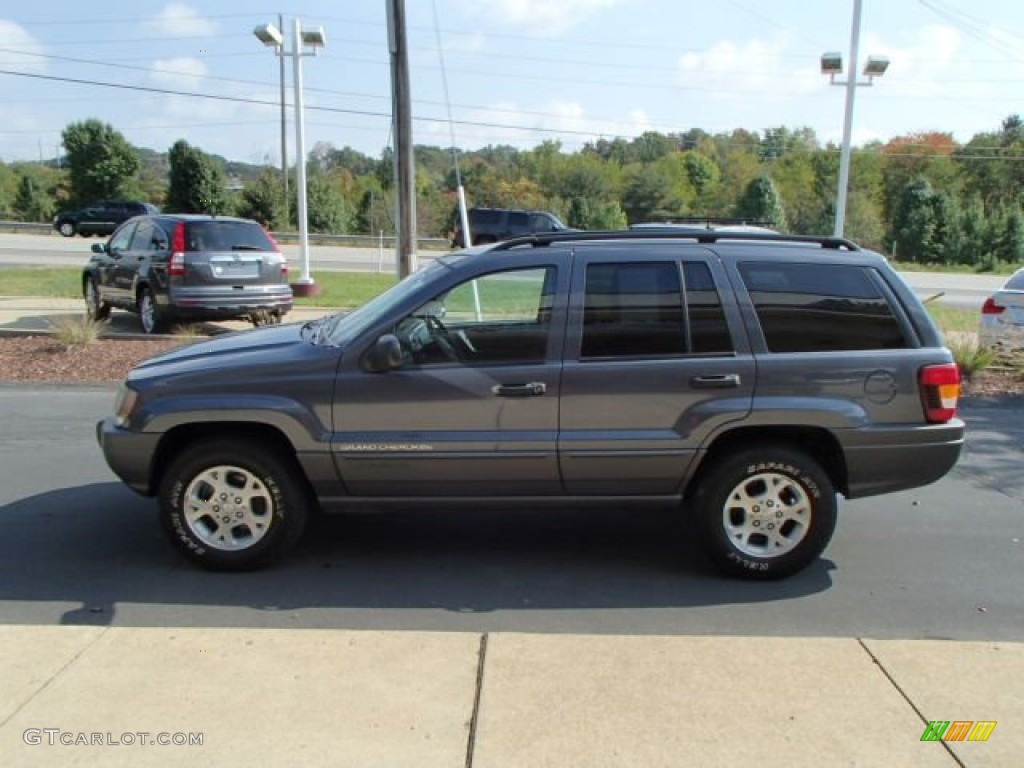 2002 Grand Cherokee Laredo 4x4 - Steel Blue Pearlcoat / Dark Slate Gray photo #5