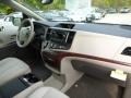 2014 Toyota Sienna Bisque Interior Dashboard Photo