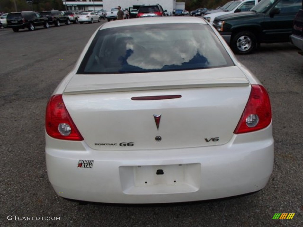 2009 G6 V6 Sedan - White Diamond Tri Coat / Ebony photo #5
