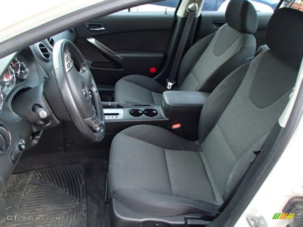 2009 G6 V6 Sedan - White Diamond Tri Coat / Ebony photo #8