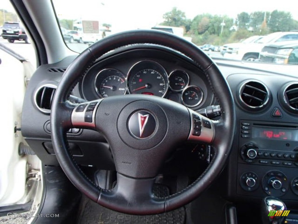 2009 G6 V6 Sedan - White Diamond Tri Coat / Ebony photo #13
