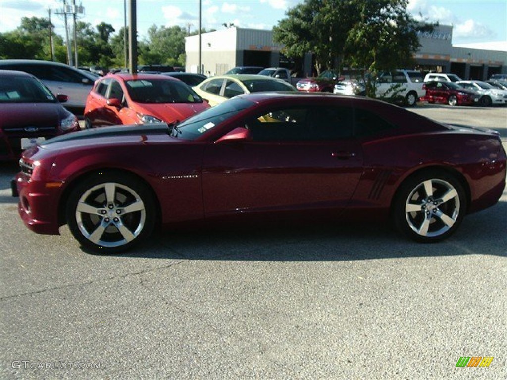 2010 Camaro SS/RS Coupe - Red Jewel Tintcoat / Black photo #3
