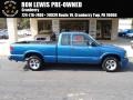 2000 Space Blue Metallic Chevrolet S10 LS Extended Cab  photo #1