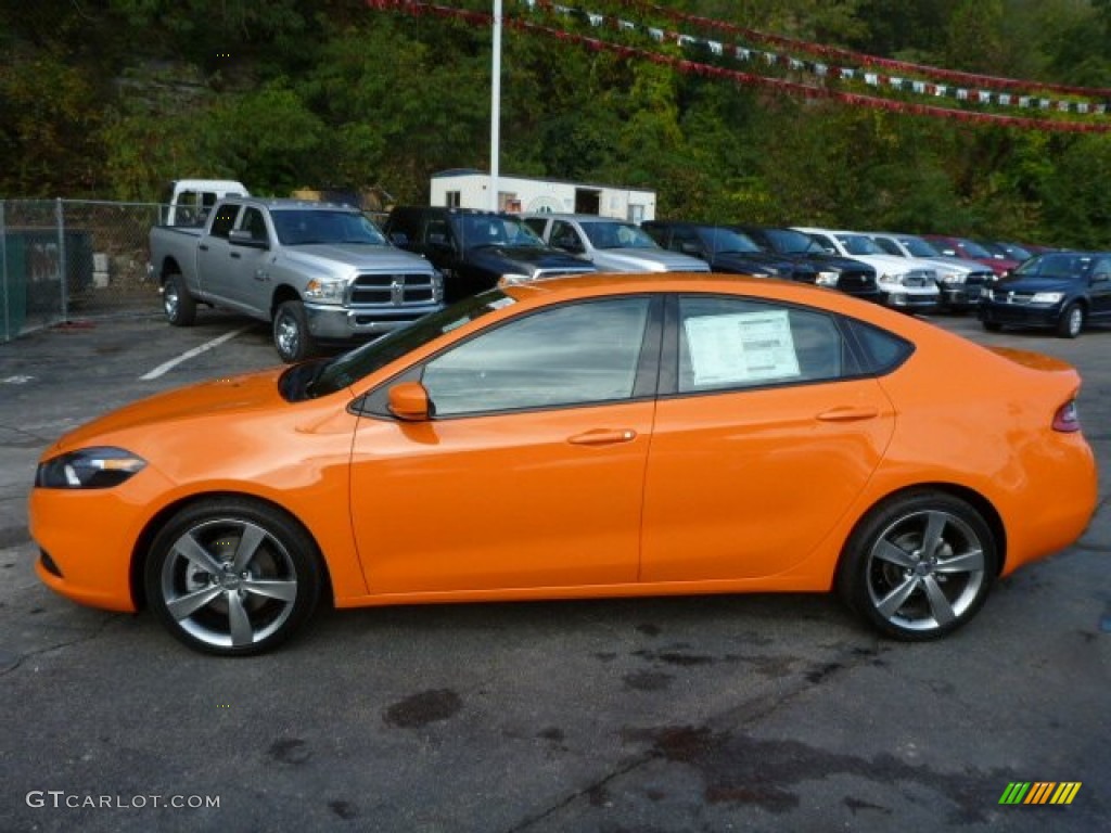 Header Orange 2013 Dodge Dart GT Exterior Photo #86485822