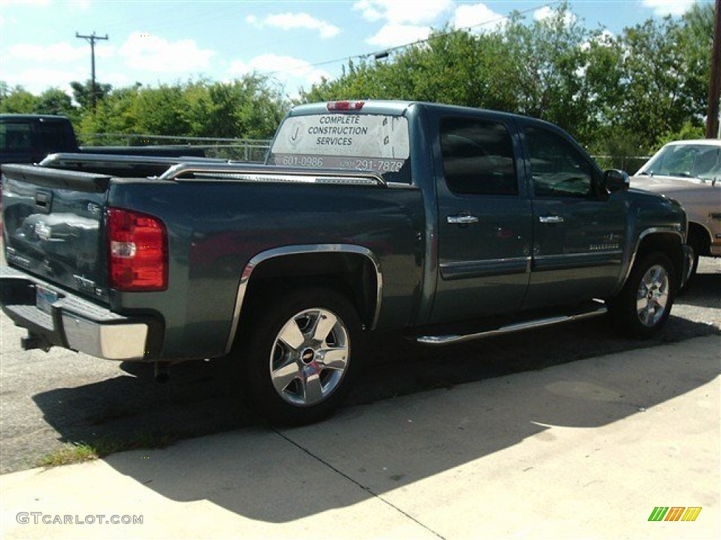 2009 Silverado 1500 LT Texas Edition Extended Cab - Blue Granite Metallic / Ebony photo #2