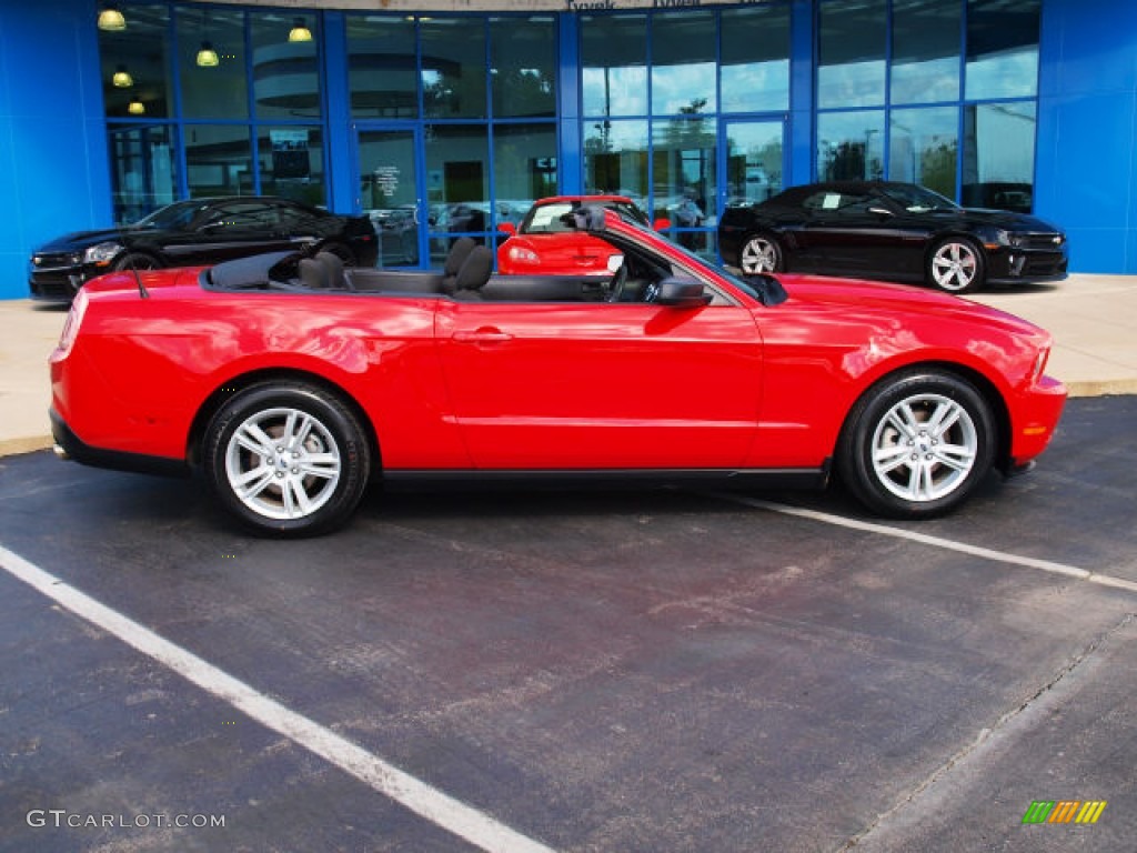 2010 Mustang V6 Convertible - Torch Red / Charcoal Black photo #1