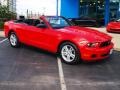 2010 Torch Red Ford Mustang V6 Convertible  photo #3