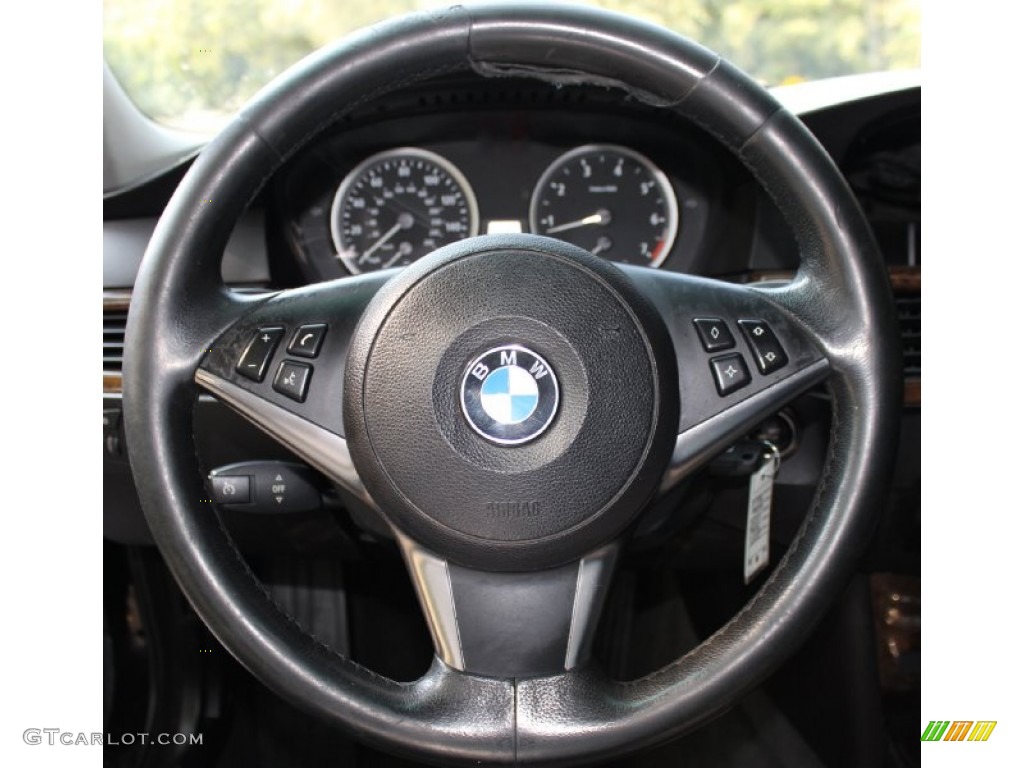 2007 BMW 5 Series 550i Sedan Steering Wheel Photos