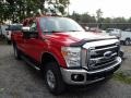 Vermillion Red 2011 Ford F250 Super Duty XLT SuperCab 4x4