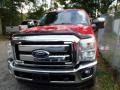 Vermillion Red - F250 Super Duty XLT SuperCab 4x4 Photo No. 2