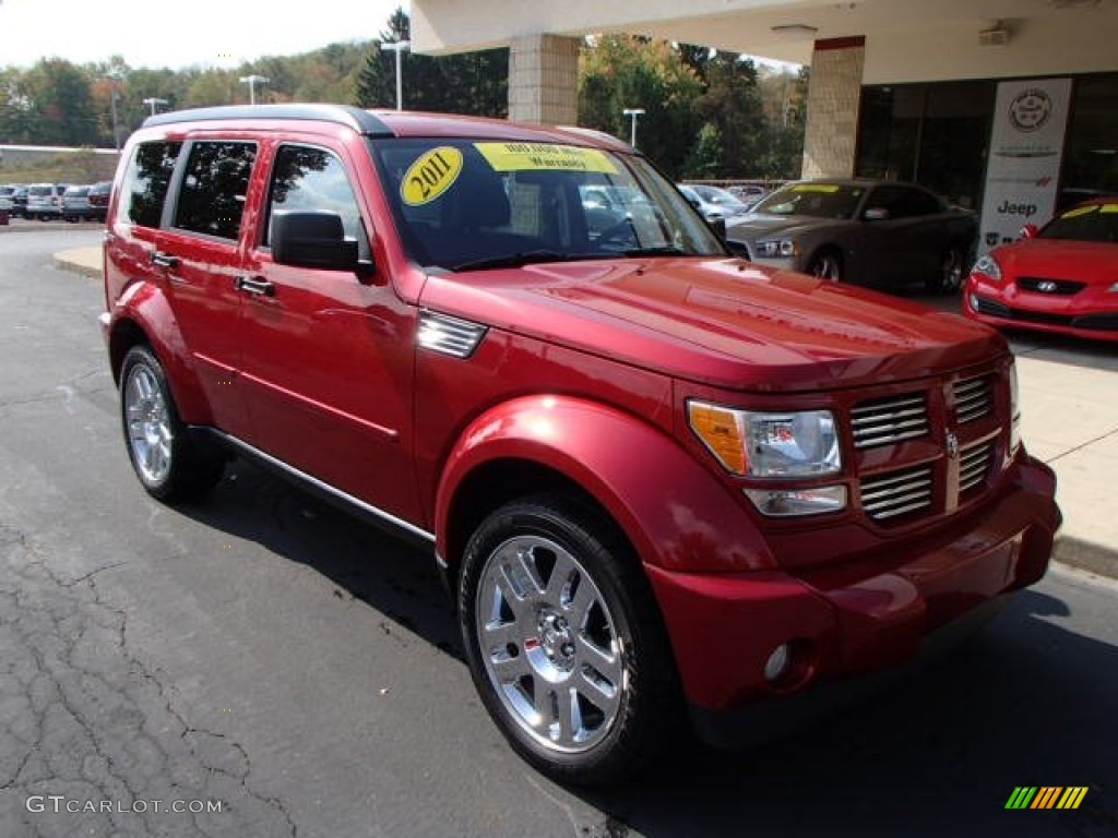 Inferno Red Crystal Pearl 2011 Dodge Nitro Heat 4.0 4x4 Exterior Photo #86487803