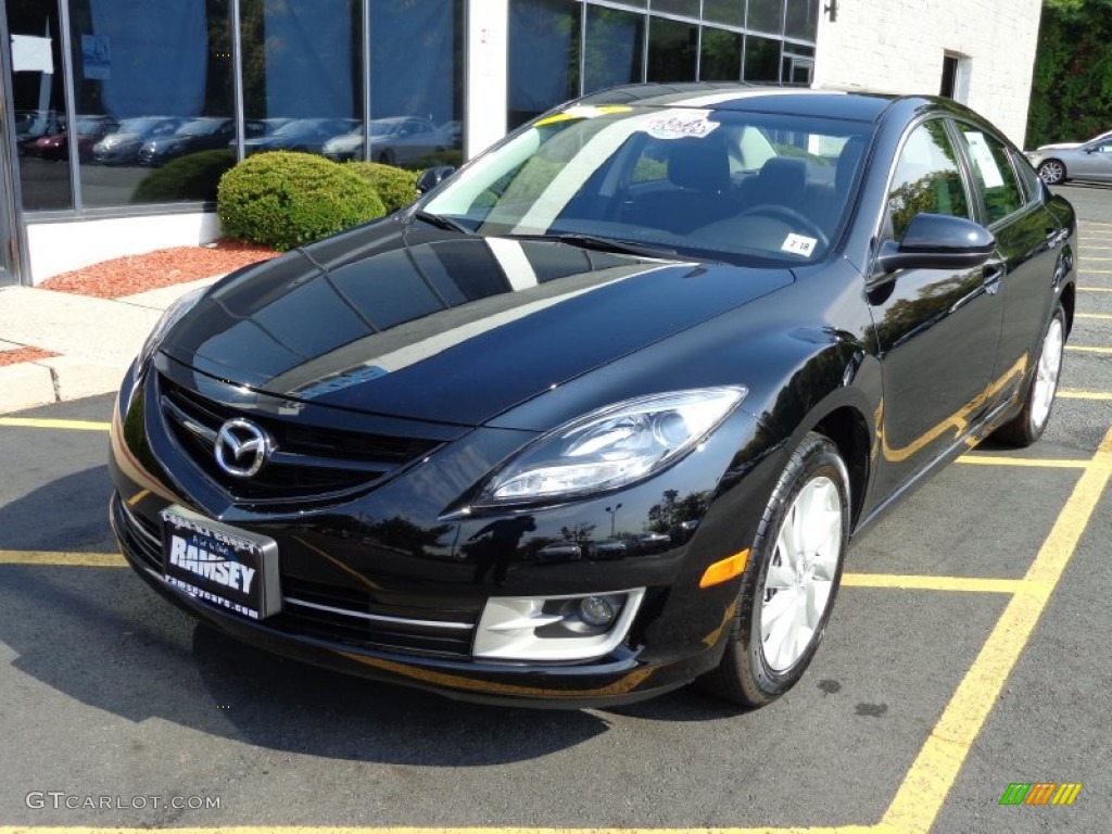2013 MAZDA6 i Touring Sedan - Ebony Black / Black photo #1