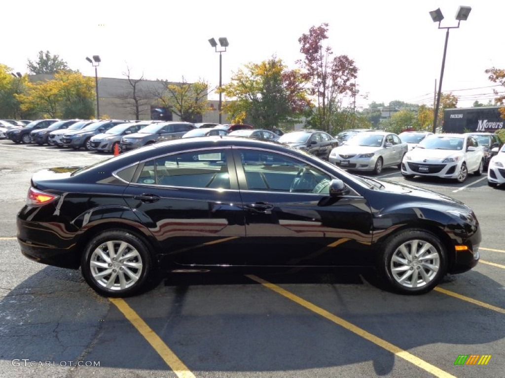 2013 MAZDA6 i Touring Sedan - Ebony Black / Black photo #4