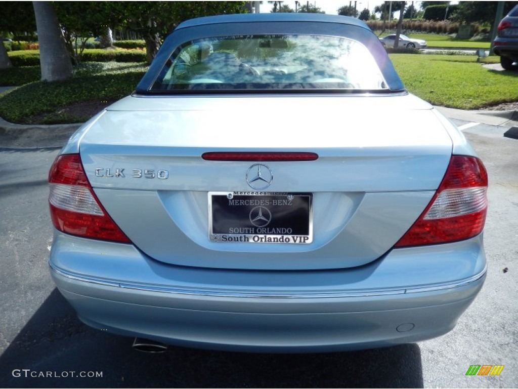 2008 CLK 350 Cabriolet - Diamond Silver Metallic / Stone photo #6