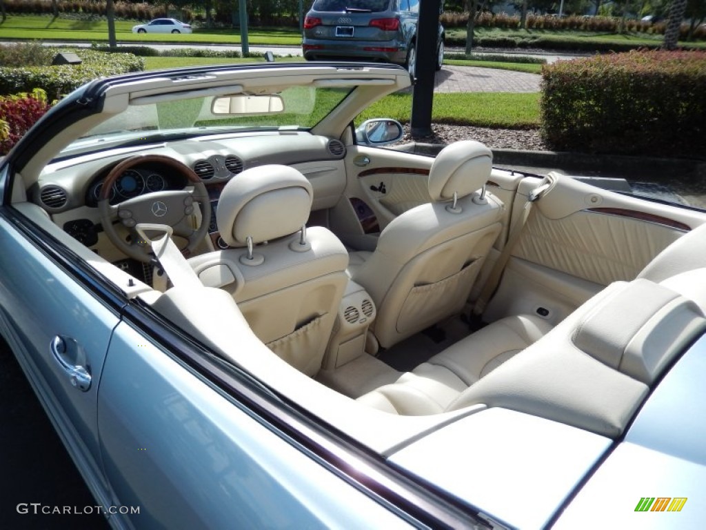 2008 CLK 350 Cabriolet - Diamond Silver Metallic / Stone photo #10