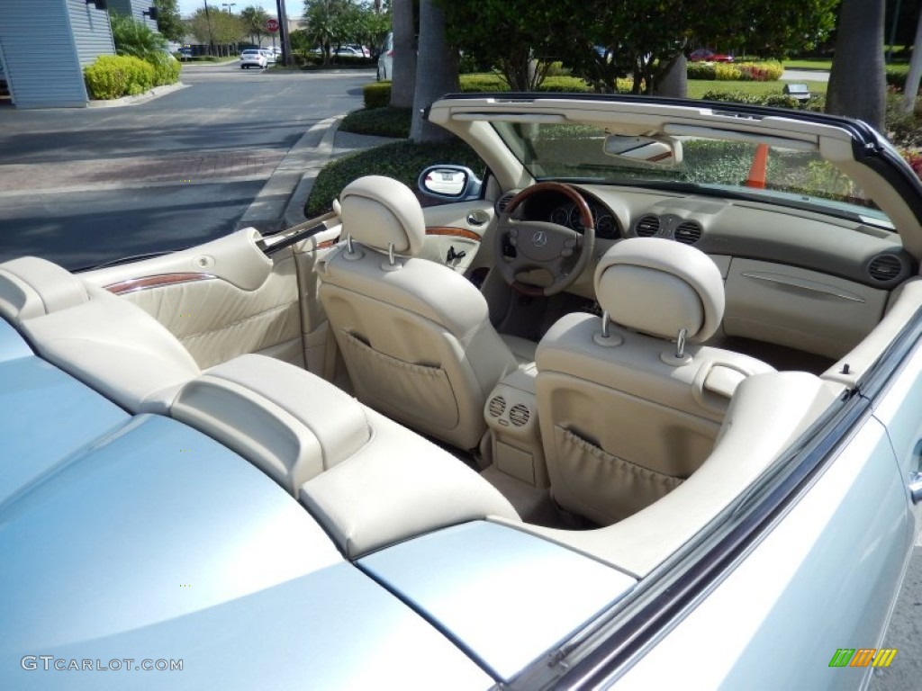 2008 CLK 350 Cabriolet - Diamond Silver Metallic / Stone photo #11