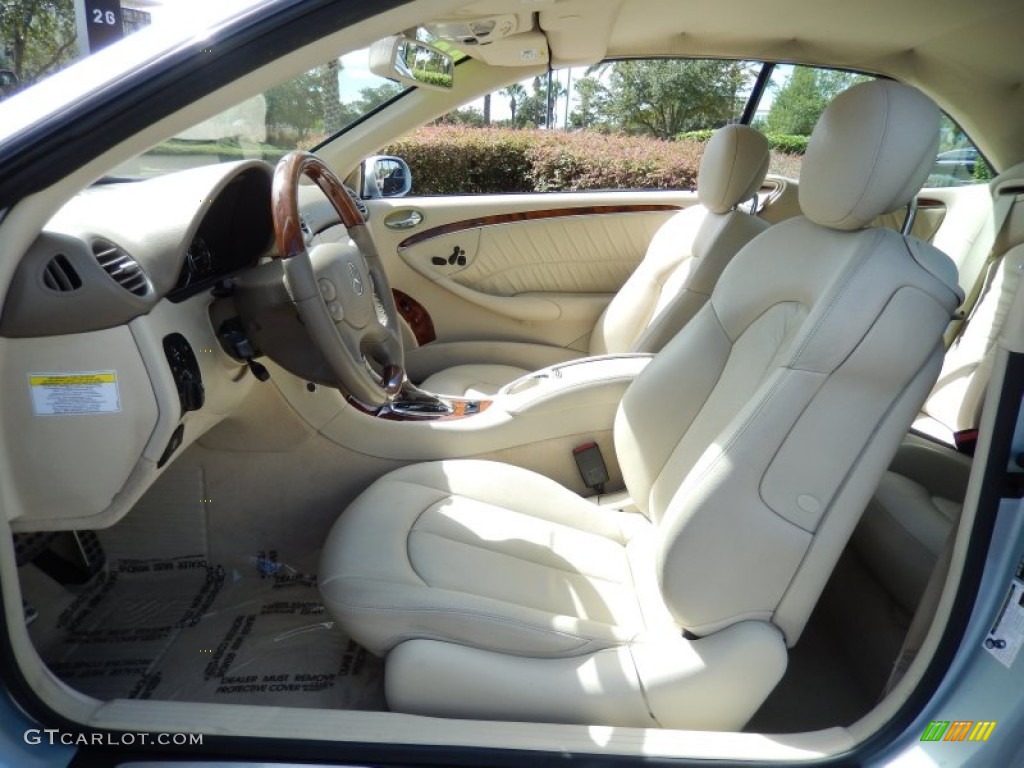 Stone Interior 2008 Mercedes-Benz CLK 350 Cabriolet Photo #86489007