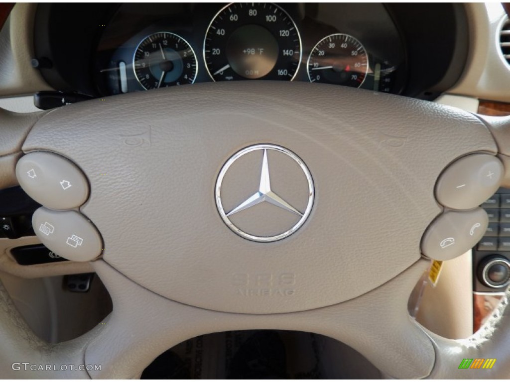 2008 CLK 350 Cabriolet - Diamond Silver Metallic / Stone photo #30