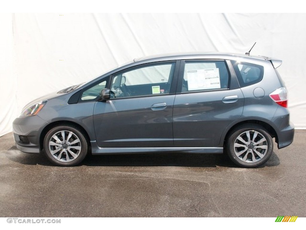 Polished Metal Metallic 2013 Honda Fit Sport Exterior Photo #86489694