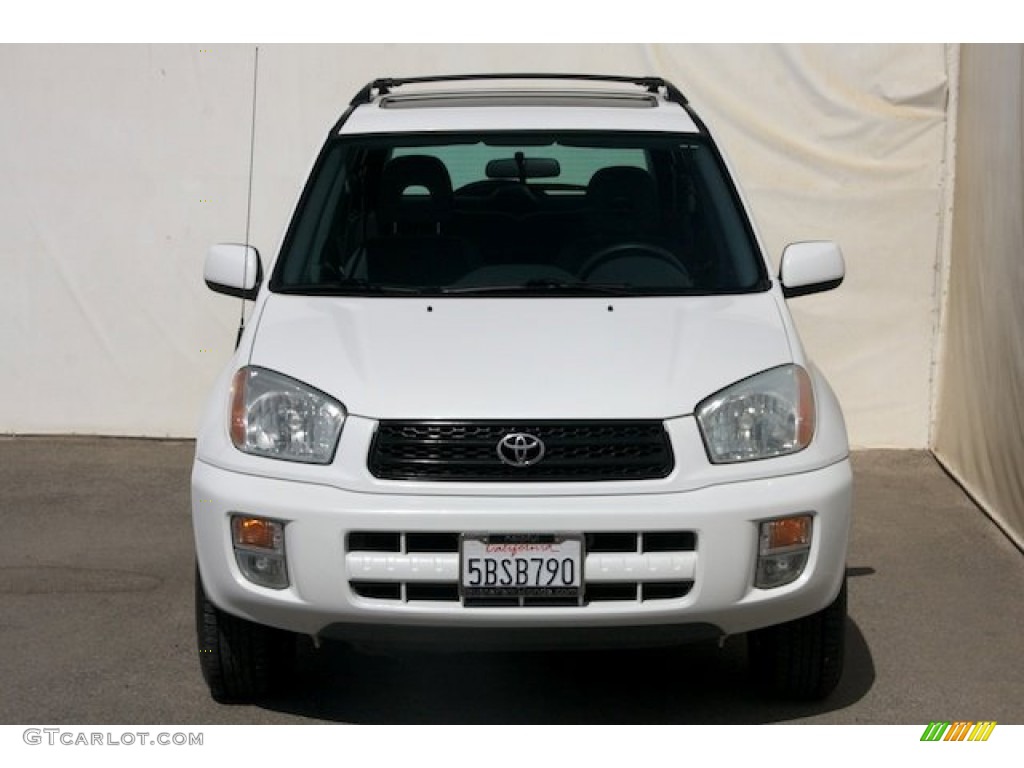 2003 RAV4  - Natural White / Gray photo #8