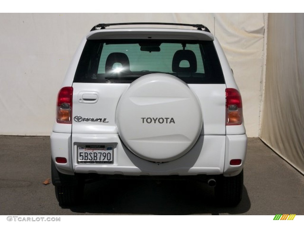 2003 RAV4  - Natural White / Gray photo #10
