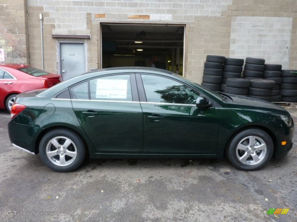 Rainforest Green Metallic 2014 Chevrolet Cruze LT Exterior Photo #86491704