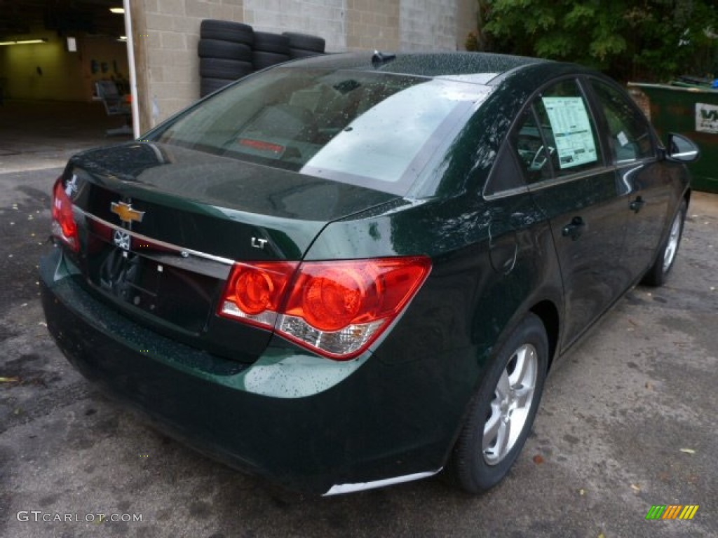 2014 Cruze LT - Rainforest Green Metallic / Jet Black photo #3