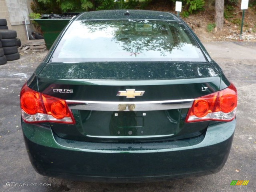2014 Cruze LT - Rainforest Green Metallic / Jet Black photo #4