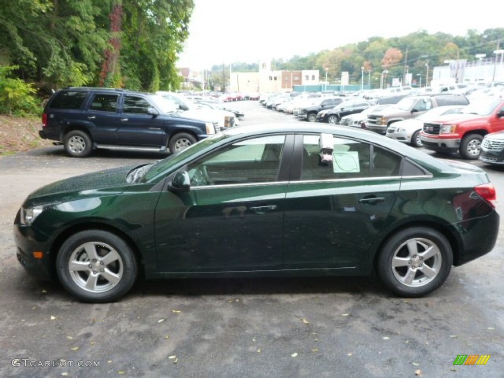 Rainforest Green Metallic 2014 Chevrolet Cruze LT Exterior Photo #86491779