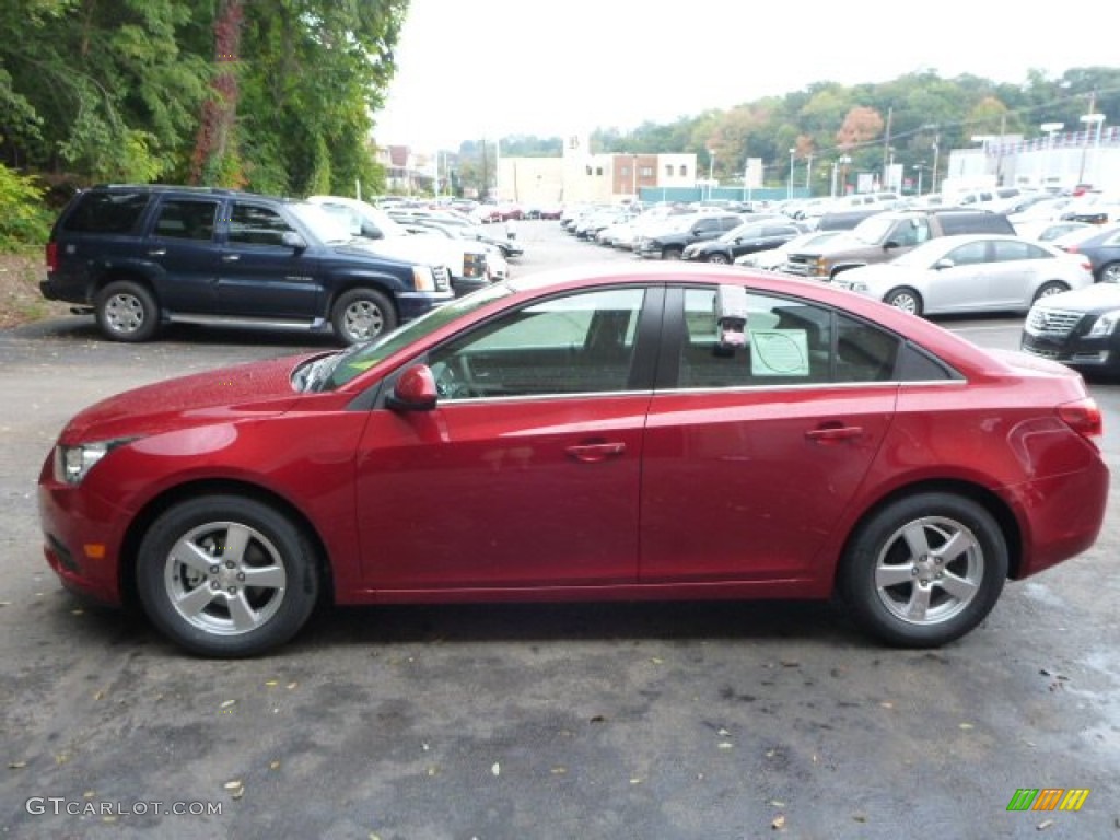 2014 Cruze LT - Crystal Red Tintcoat / Jet Black photo #6