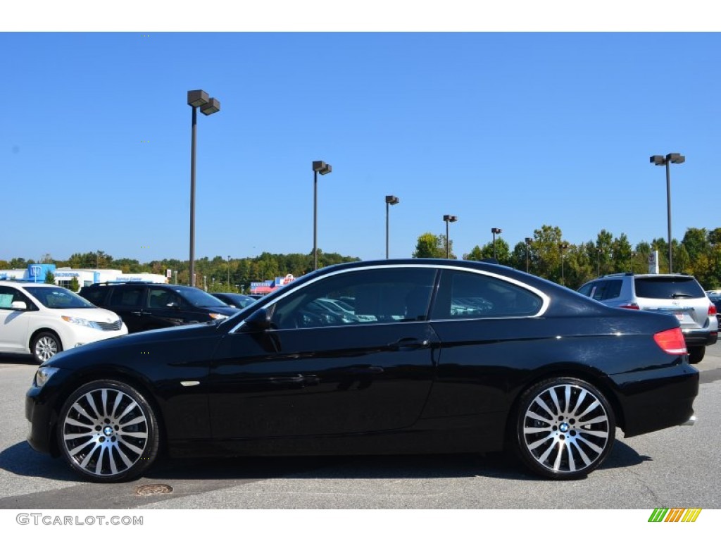 Black Sapphire Metallic 2007 BMW 3 Series 328i Coupe Exterior Photo #86494173