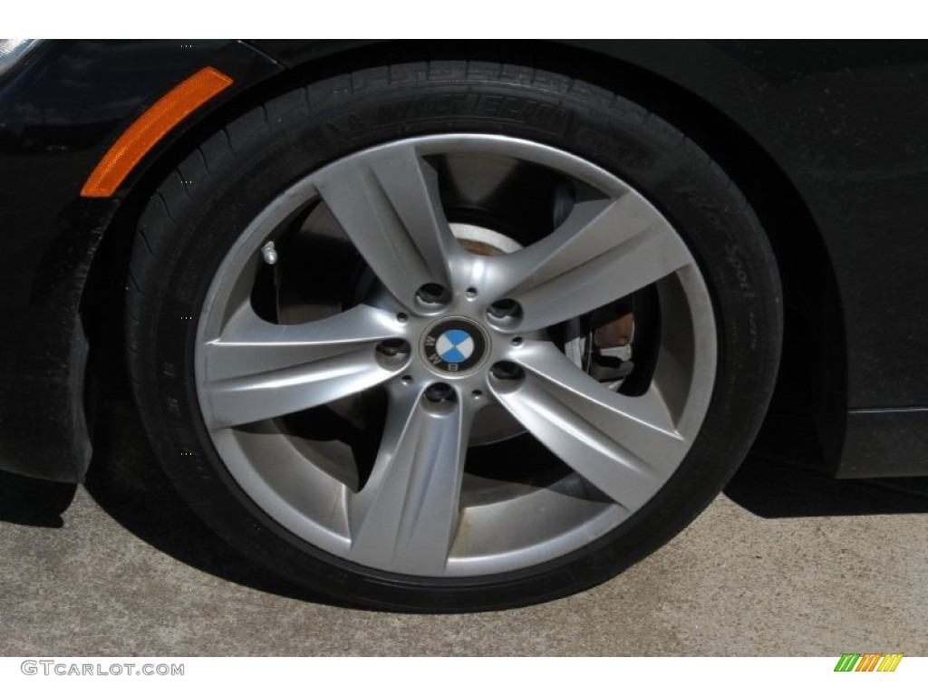 2008 3 Series 335i Convertible - Black Sapphire Metallic / Saddle Brown/Black photo #4