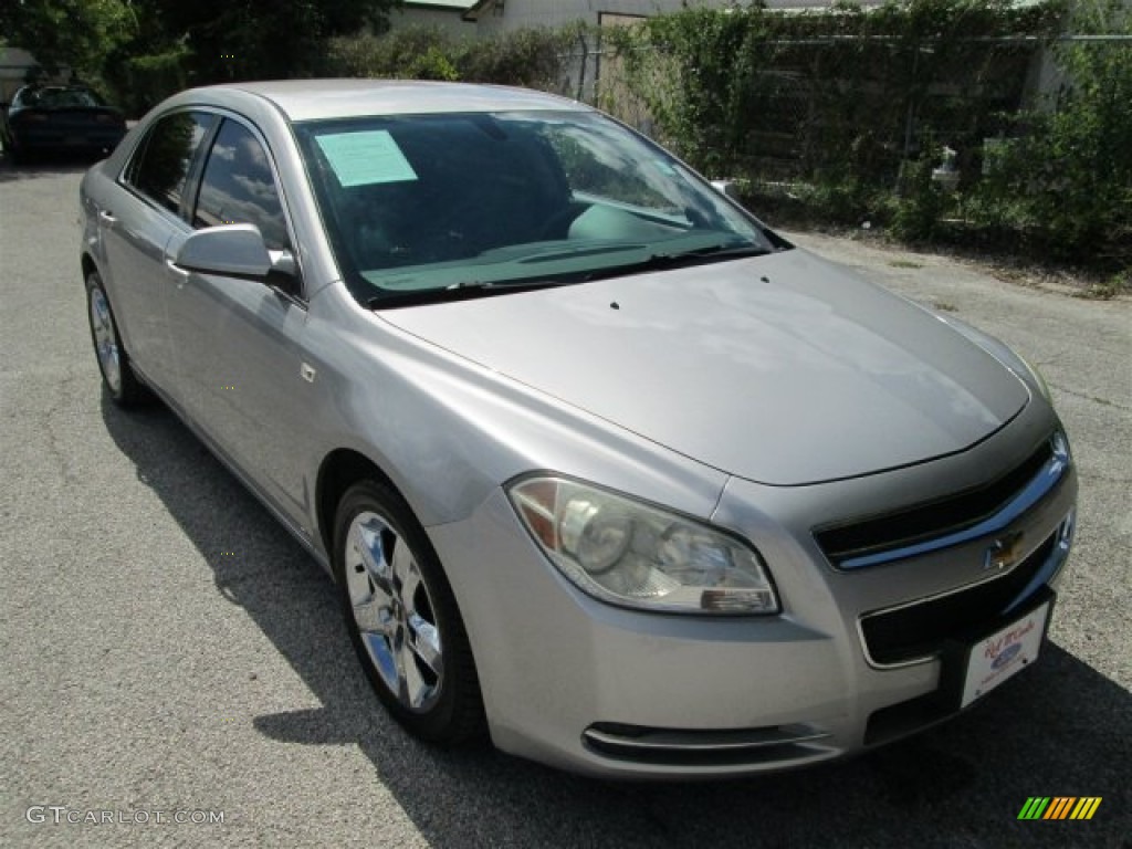 2008 Malibu LT Sedan - Silverstone Metallic / Titanium Gray photo #2