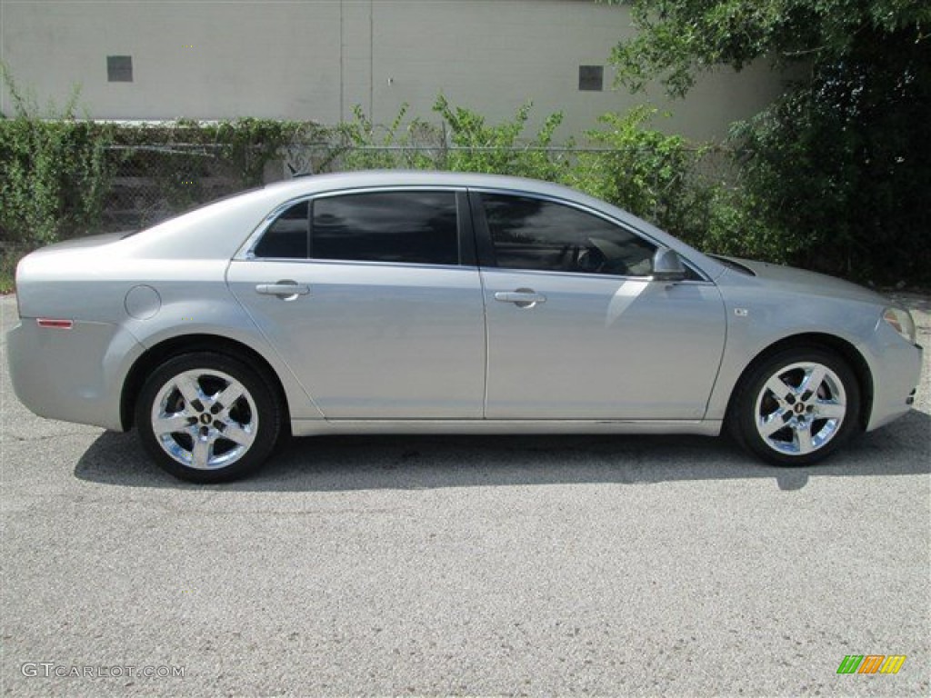 2008 Malibu LT Sedan - Silverstone Metallic / Titanium Gray photo #4