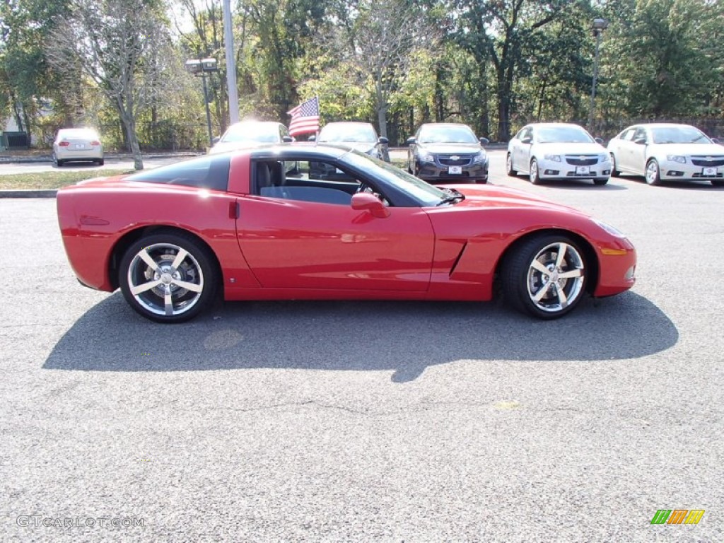 2008 Corvette Coupe - Victory Red / Ebony photo #4