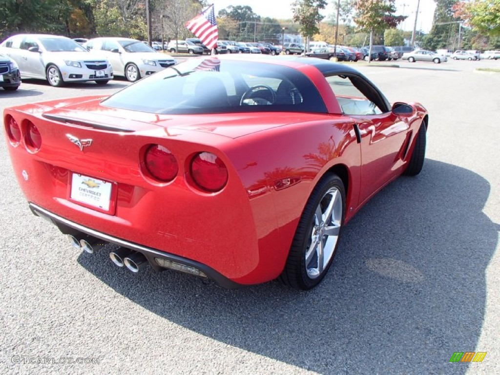 2008 Corvette Coupe - Victory Red / Ebony photo #7