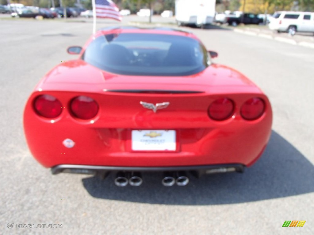 2008 Corvette Coupe - Victory Red / Ebony photo #8